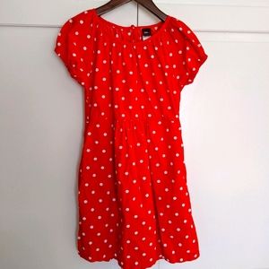 Tea Collection Red White Polka Dot Dress Girls 6